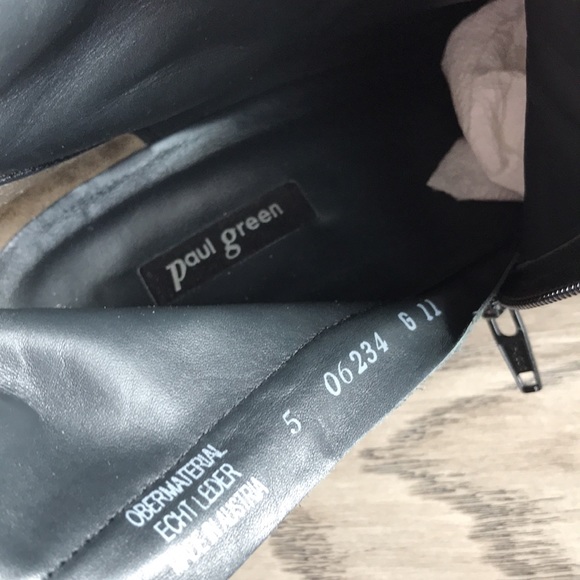 Paul Green genuine leather suede ankle boots size AU5, US7.5 - Picture 8 of 11